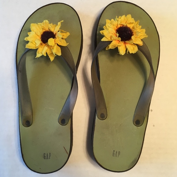 sunflower flip flops